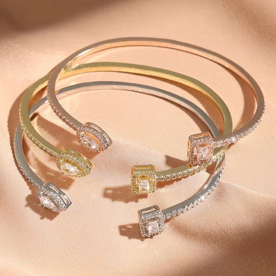 Bracelet à éclats de cristal - Élégance intemporelle